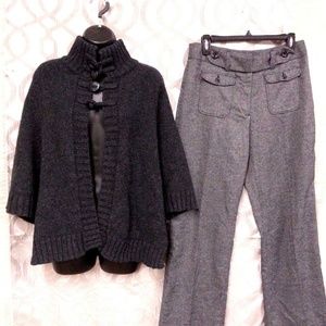 Chadwicks Gray Poly Blend Pants / Ana GREY CAPE